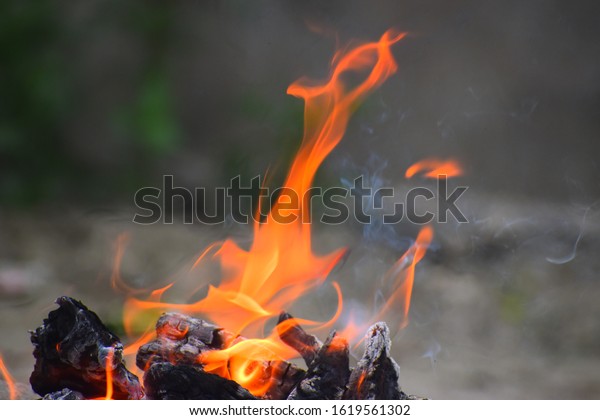 Fire is the rapid oxidation of a material in\
the exothermic chemical process of combustion, releasing heat,\
light, and various reaction\
products.
