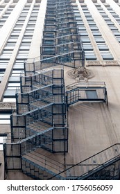 Fire Scape In Chicago, United States