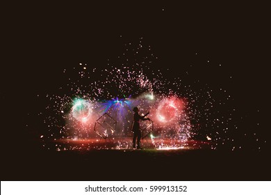 Fire show