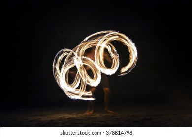 Fire Show In Nadi, Fiji