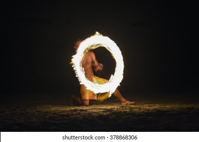 Fire Show In Nadi, Fiji