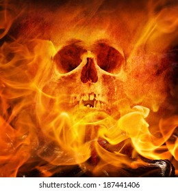 Fire Skull