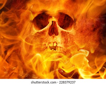 Fire Skull