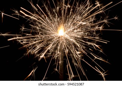 fire spark in the dark