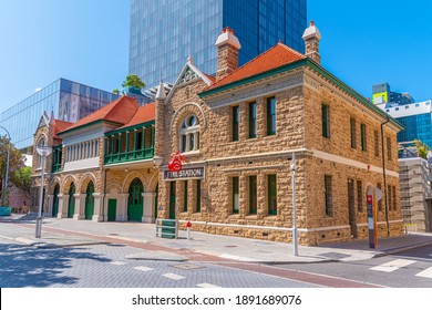 Fire Station Building In Perth, Australia