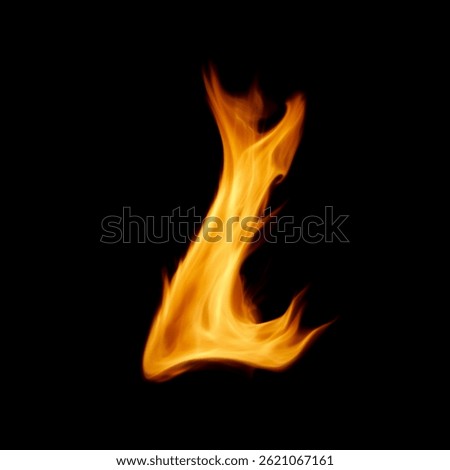 Fire Subtle Flame Letter L Overlay - Realistic Burning Text Effect for Dramatic Designs. Perfect for Action, Sports and Bold Branding Projects.  