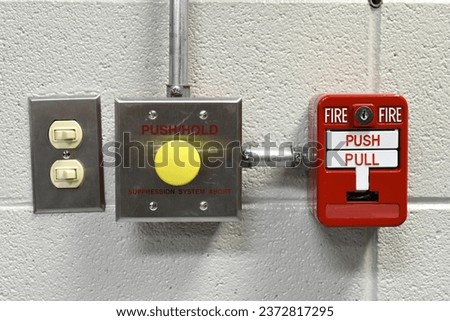 Fire suppression system in a computer room data center