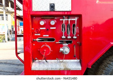 Fire Truck Close Up Equipment