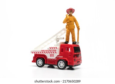 Fire Truck And Toy Officer