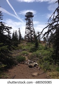 Fire Watch Tower In Central Oregon