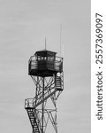 Fire watch tower on El Pardo mountain, Madrid.