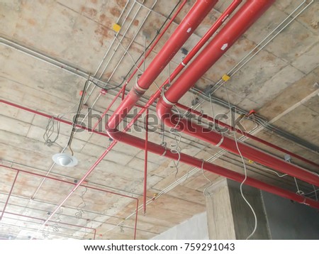 Fire Water Piping System Stock Photo (Edit Now) 759291043 - Shutterstock