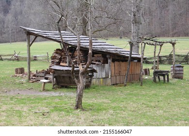 Fire Wood Shed By A Attraction.