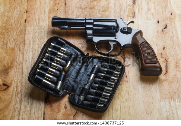 Firearms Revolverold Revolver 38 Gun Ammunitionconceal Stock Photo Edit Now