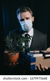 Fired Business Man In A Mask Lost His Job Because Of COVID