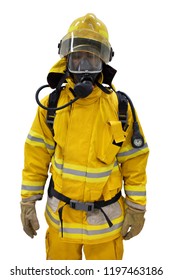 Firefighter Air Mask Scba Fully Fire Stock Photo 1197463186 