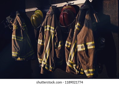 Firefighter Hanging Suit Dark Room Stock Photo 1188387637 | Shutterstock