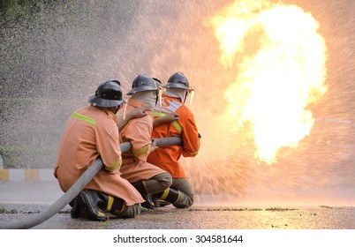 Firefighters Training Exercise