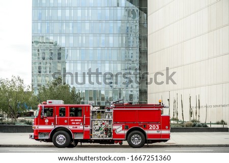 Firefighting Truck in Los Angeles