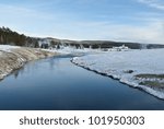 Firehole River, Winter, Upper Geyser Basin, Yellowstone NP, WY