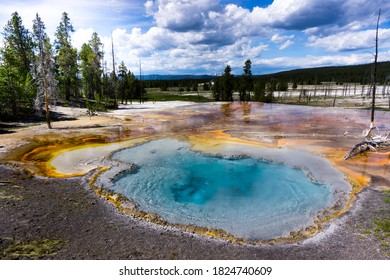 Firehole Spring At Yellowstone National Park