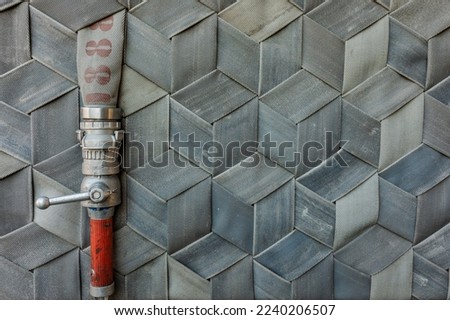 Firehouse wall decor with nozzle