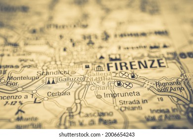 Firenze On The Europe Map