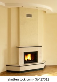 Brick Fire Place Stock Photos Images Photography Shutterstock