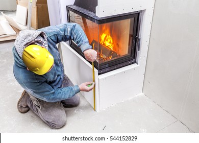 Installing Fireplace Images Stock Photos Vectors Shutterstock