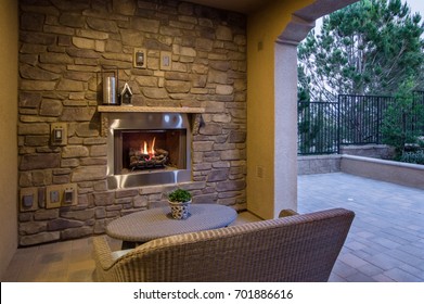 Outdoor Patio Fireplace Images Stock Photos Vectors Shutterstock