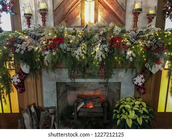 Stockings On Mantel Stock Photos Images Photography Shutterstock