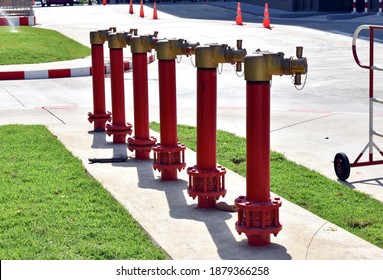 Fireplug Standpipes System Fire Extinguishing Image Stock Photo ...