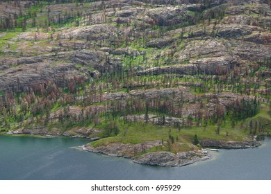 Fire-Ravaged Mountain