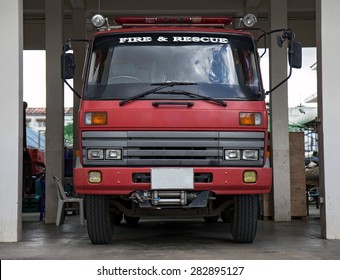 Firetruck Parking In Firehouse