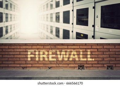 Firewall Protected Server Room