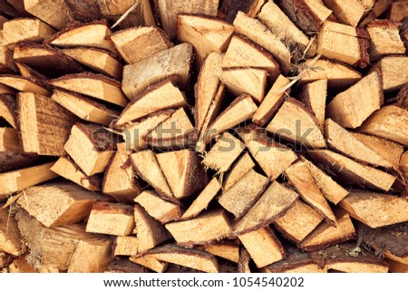 Firewood Heating House Winter Fireplace Stove Stock Photo Edit