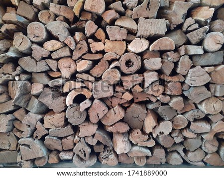 firewood redgum gum Greenwood redwood Australian firewood burningwood stacked natural  