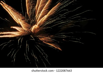 a firework display
