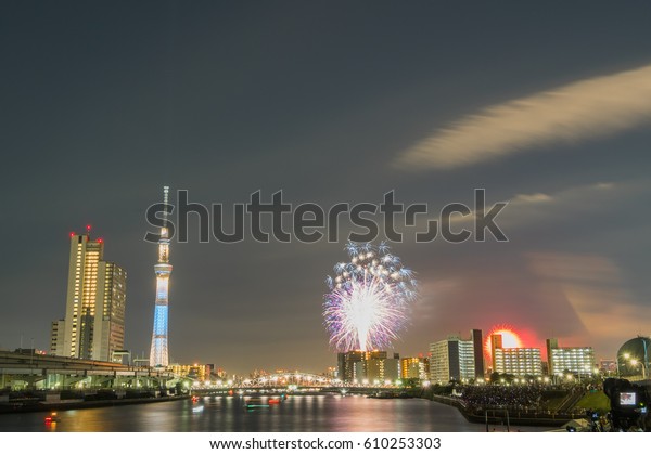 Firework Festival Tokyo Sumida Riverjuly 3016 Stock Photo Edit Now