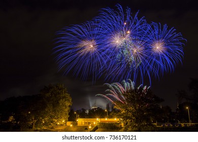 firework Pardubice 7.10. 2017 - Shutterstock ID 736170121