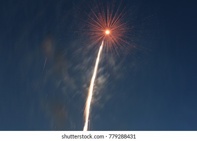 Firework shooting star