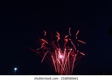 Firework Show At A Church Event