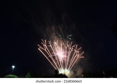 Firework Show At A Church Event