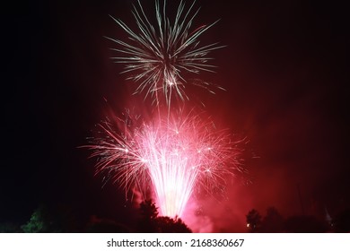 Firework Show At A Church Event