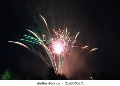 Firework Show At A Church Event