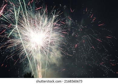 Firework Show At A Church Event