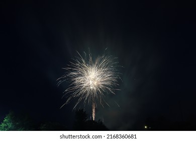 Firework Show At A Church Event