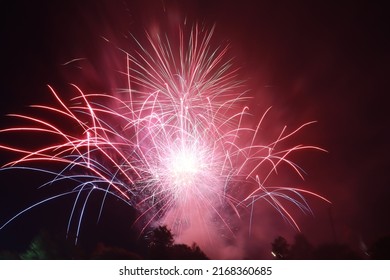 Firework Show At A Church Event