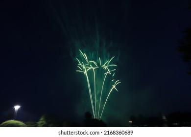 Firework Show At A Church Event