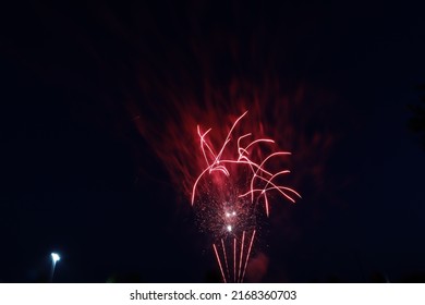 Firework Show At A Church Event